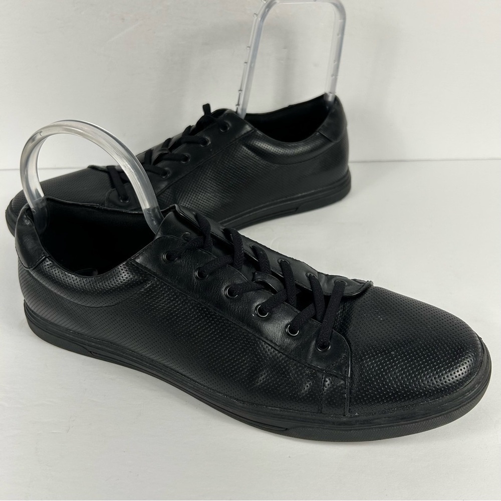 Kenneth Cole Reaction Black Textured Men’s Sneakers Size 10.5